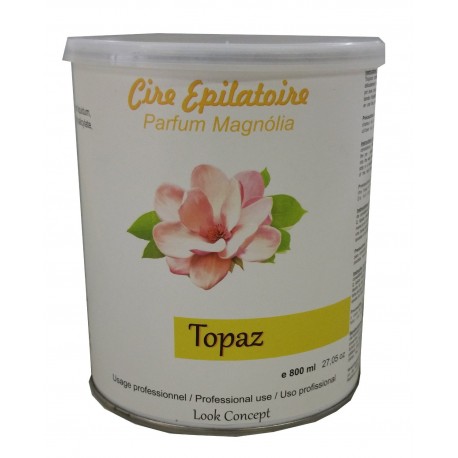 Pot 800 ml de cire à épiler - TOPAZ type MIEL