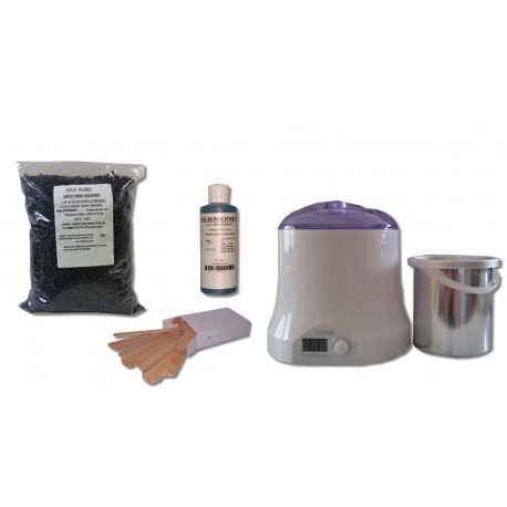 CID EPIL. Kit épilation 800 ml - Cire Pelable Melon Concombre 1 kg Perles