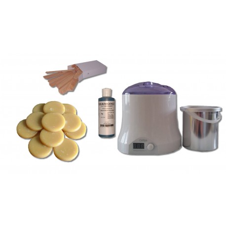 Cid Epil. Kit 800 ml - Cire Traditionnelle galets 1 kg Jaune