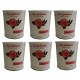 CARE'S ROSE - 6 pots de cire à épiler tiède