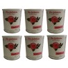 CARE'S ROSE - 6 pots de cire à épiler tiède