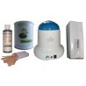 Kit épilation CHLOROPHYLLE Pot 800 ml Cire jetable, bandes
