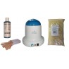 Kit épilation 800 ml - Cire Pelable Blanche 1 kg Pastilles