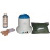 Kit épilation 800 ml - Cire traditionnelle Verte 1 kg Pastilles
