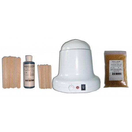 Kit 400ml Jaune Cire Traditionnelle 200g Perles