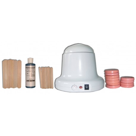 Kit 400ml Rose Cire Pelable 200g Galets