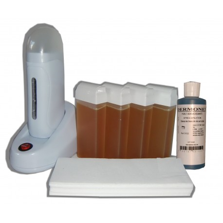 Topaz type miel - NEO - Kit épilation 4 x 100ml Cire roll-on