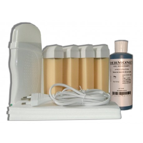 Kit épilation 4 x 100 ml - BLANCHE - Cire à épiler