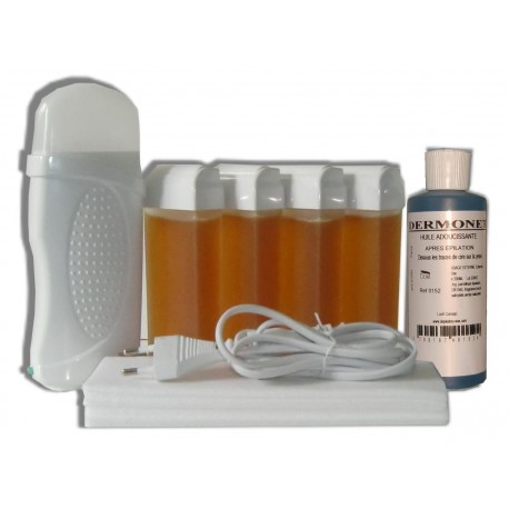 Kit épilation 4 x 100 ml - TOPAZ - Cire à épiler