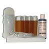 KIT CHAUFFE CIRE 4 x 100 ml MIEL - Bandes, Cire à épiler, Huile