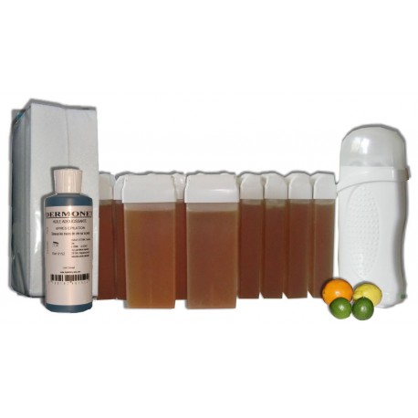 Kit épilation 12 x100 ml - MIEL AGRUMES - Cire à épiler