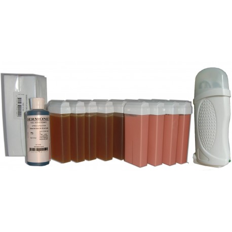 KIT EPILATION 8 x MIEL - 4x ROSE - Bandes + Huile