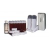 Kit épilation DUO - 12 Cire à épiler MIEL + 250 BANDES + HUILE