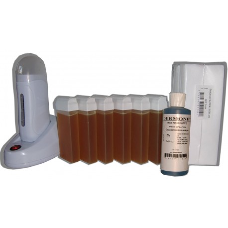 Topaz type miel - NEO - Kit épilation 6 x 100ml cire roll-on