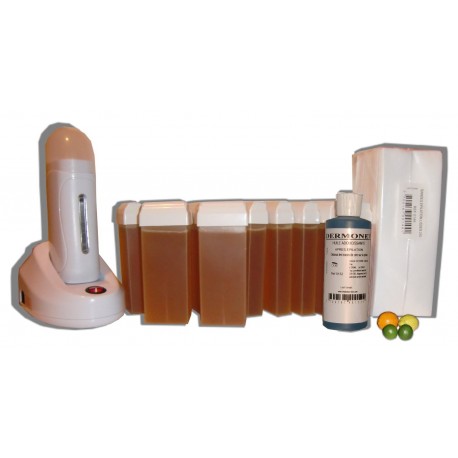 Agrumes Miel - NEO - Kit épilation 12 x 100ml cire Roll On