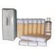 NACREE BLANCHE - 12 recharges de cire à épiler + 250 bandes + huile