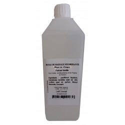 Vanille - 1 litre Huile de massage nourrissante