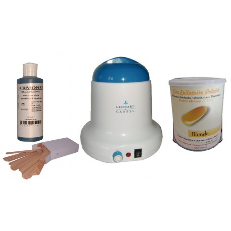 Kit épilation cire pelable BLONDE - Pot de 800 ml