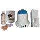 Kit épilation 800 ml - CHOCOLAT Pot 800 ml Cire jetable, bandes, huile