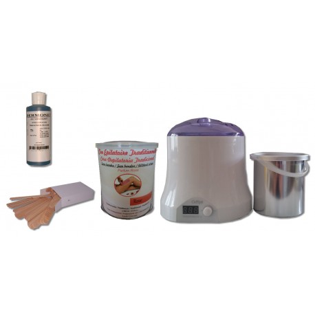 Cid Epil. Kit épilation Pot 800 ml ROSE traditionnelle