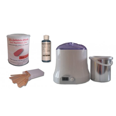 Cid Epil. Kit épilation ROSE pot 800ml cire pelable