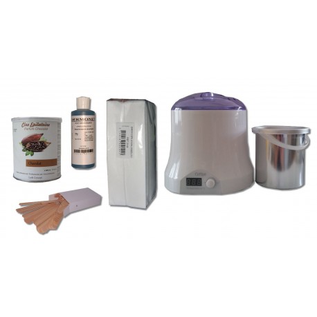 Cid Epil. Kit épilation 800 ml - CHOCOLAT Pot 800 ml Cire jetable