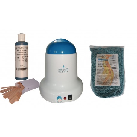 Kit épilation 800ml - Cire pelable Ultimicire 1 kg Pastilles caraïbes