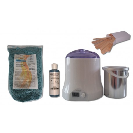 Cid Epil. Kit 800ml - Cire pelable Ultimicire Caraibe 1 kg Perles