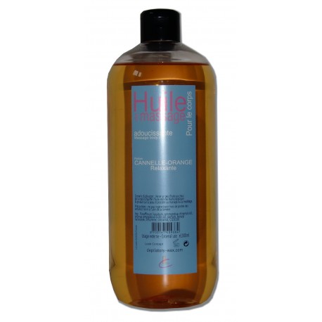 Huile de massage relaxante. Délicieuse - Canelle, Orange