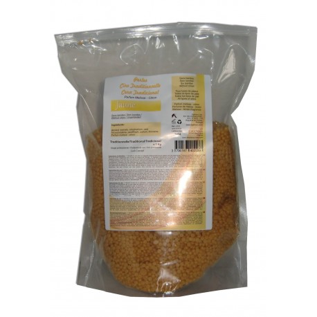 Perles de cire à épiler traditionnelle Jaune