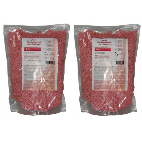 Rose - 2 kg Perles cire chaude