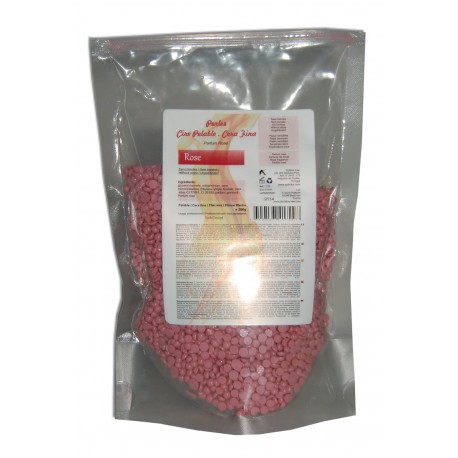 200g Perles cire pelable Rose