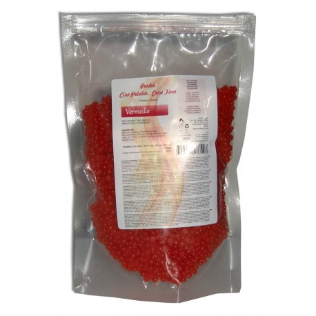VERMEILLE - 200g Perles cire à épiler pelable