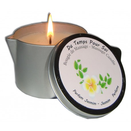 Bougie de massage parfumée au jasmin