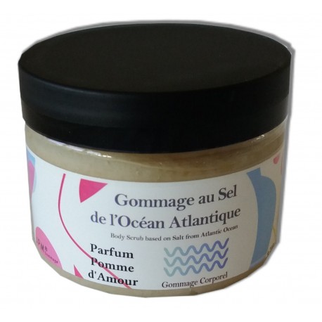 Sel de gommage corps - Pomme d'amour - 200 g