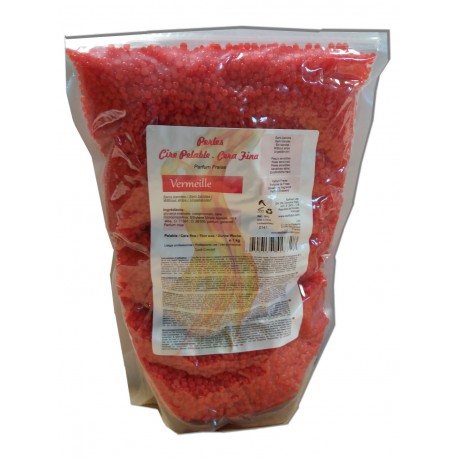 VERMEILLE - 1 kg Perles cire à épiler pelable