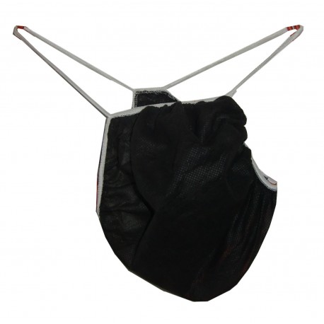 String noir homme 10, à usage unique