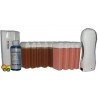 KIT EPILATION 8 x MIEL AGRUMES - 4 x ROSE - Bandes + Huile