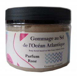 Rose - Sel de gommage corps - 200 g