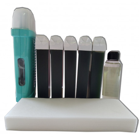 Kit barata 5 x 100 ml Chlorophylle - Cire tiède roll on