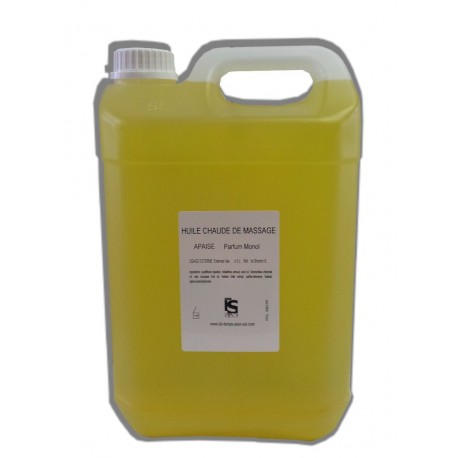Apaisante - Monoï - Chaude - 5 litres - Huile de massage