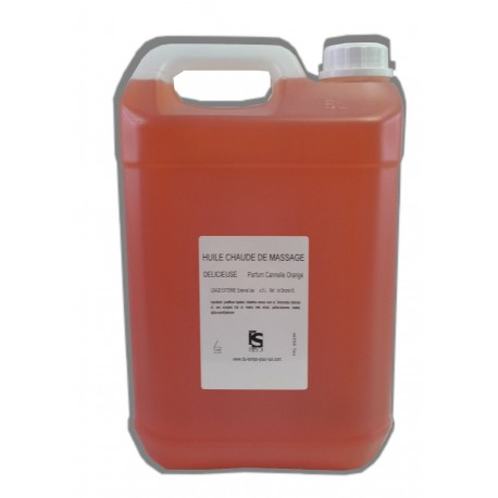 Délicieuse - Cannelle Orange - Chaude - 5 litres - Huile de massage
