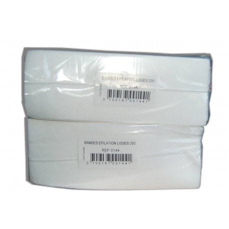 500 bandes lisses non tissées pour épilation