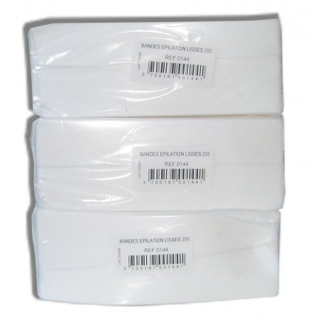 750 bandes lisses non tissées pour épilation